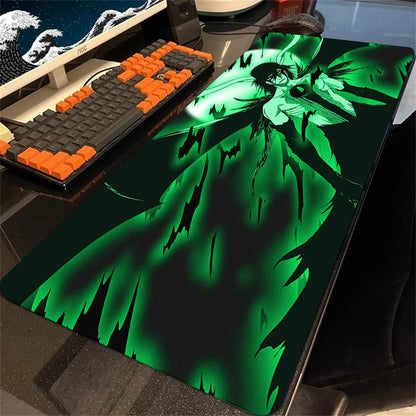 Anime Bleach Large Mouse Pad Gamer Cabinet Pc Keyboard Desk Mat 900x400 Computer Gaming Accessories Kurosaki Ichigo Mousepad Xxl