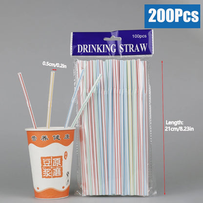 50/1000/3000PCS Colorful Drinking Straws Bar Party Wedding Juice Cocktail pajitas Beverage Straw Kitchen Accessories Wholesale