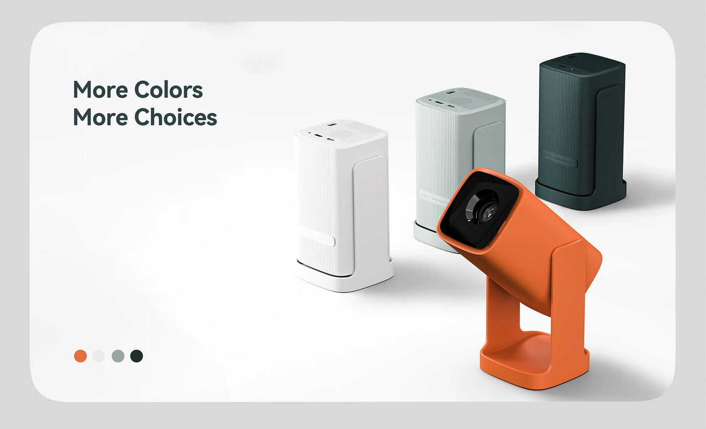 Wanbo Cube 1 Mini Protable Video Home Projector Android TV 14.0 360° Rotating Gimbal Electric Focus Proyector Dual Wifi 200IOS