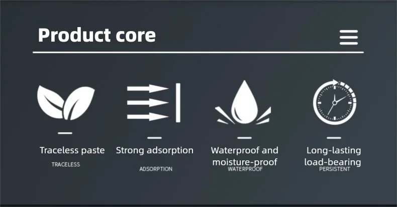 Double-Sided Self Adhesive Wall Hooks Strong Sticky Transparent Traceless for Kitchen Bedroom Storage Holders Wholesale