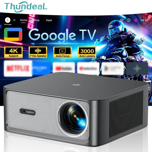 ThundeaL TD98 Pro Official Licensed Google Android TV ATV Full HD 1080P Projector 4K Video WIFI TD98Pro Home Theater Projector