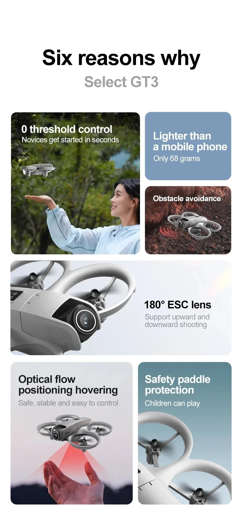 2026 YR2 Upgraded Smart Drone with Intelligent Obstacle Avoidance, Brushless Motor, Long Battery Life, Portable Travel Design