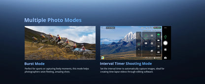 Potensic Original ATOM 2 Drone with PTD 1 Remote Control 5.5inch 1080P Screen Max 10KM 4K Video 8K Photo 2.7K Vertical Shooting