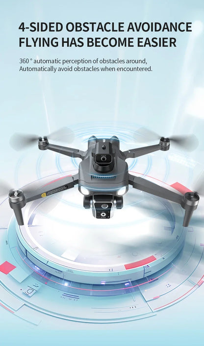 YP8Max 5G GPS Drone Laser Obstacle Avoidance Panoramic Shooting Optical Flow Positioning Remote Control Airdrop Quadcopter