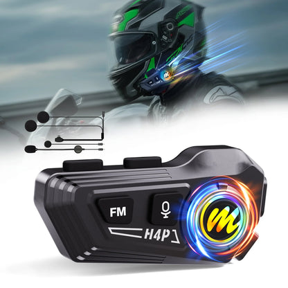 Bluetooth Headsets Motorcycle Helmet Speakers Helmet Speakers Speakers Headset  AI Voice Earphone/RGB/FM/Hands-Free Call