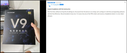 MCHOSE V9 Pro Wireless Gaming Headset Surround Sound Headphones Noise Canceling Mic Low Latency Lightweight for PS5 PC SWITCH