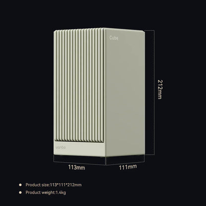 Wanbo Cube 2 Pro 4K Protable Native 1080P Projector 500ANSI Android TV 11.0 ToF Laser Radar Real Time Focus 3 Colors Available