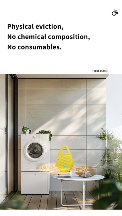 New Ultrasonic Flea Tick Repeller Rechargeable Anti-mosquito Parasite Protection Tools For People Cats Dogs Outdoor Indoor Use