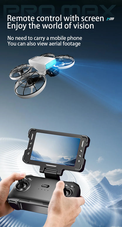 Mini Rc Drone 8K HD 4-Axis Headless Mode Helicopter 360° Flip Remote Control Quadcopter Mini UAV