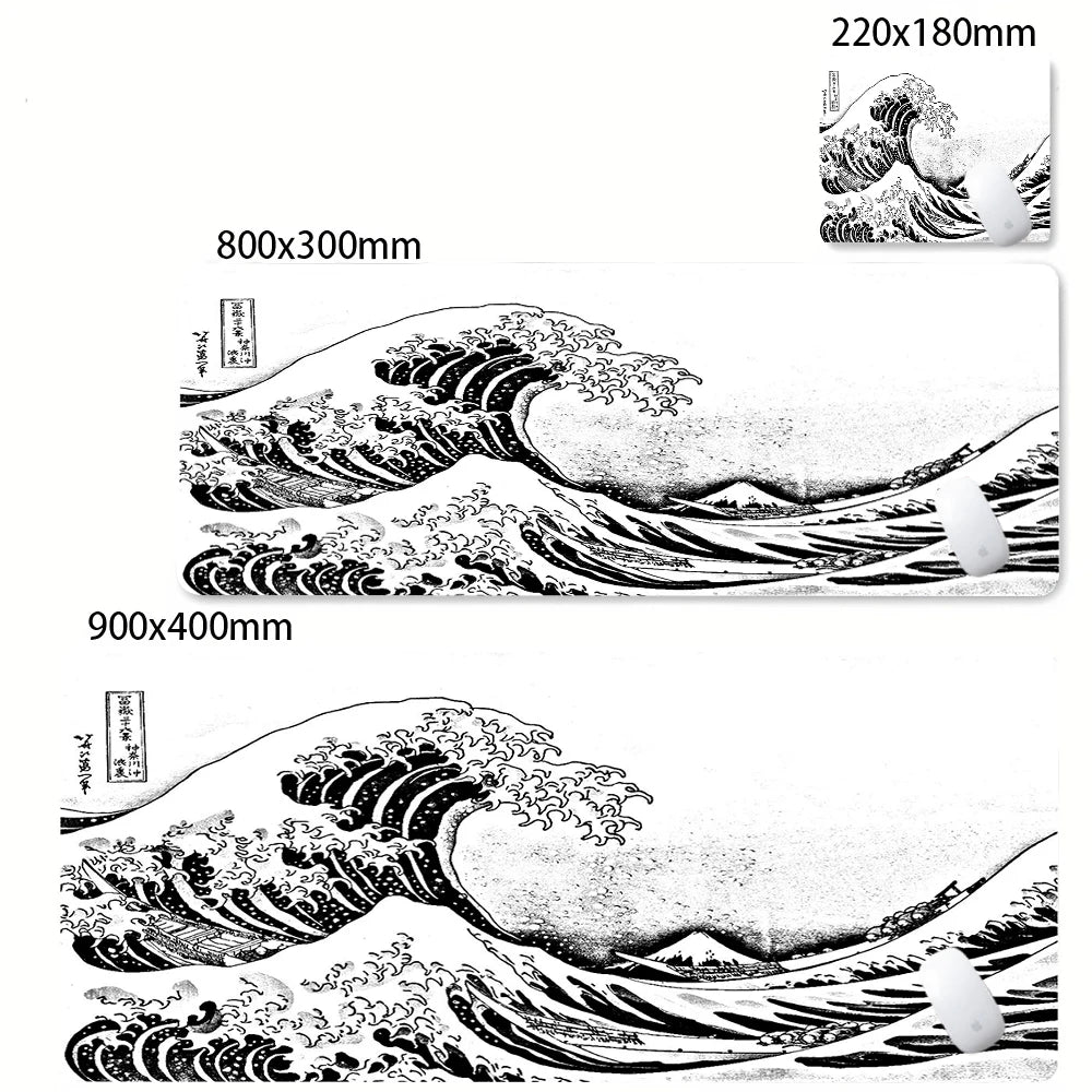 Large Gamer Mouse Mat Gaming XXL Mouse Pad Great Wave Gaming Mouse Pad Office Table Carpet Gaming Mats Computer Big Deskmat