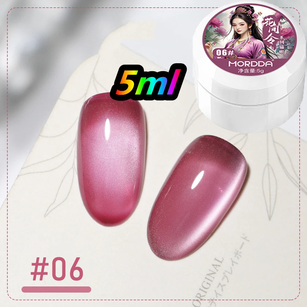 3IN1 Love-Heart&Snake Pattern Cat Eye Nail Magnet Pen French/Water Ripple Cat Eye Strong Magnet Pen DIY Manicure Tool Pen