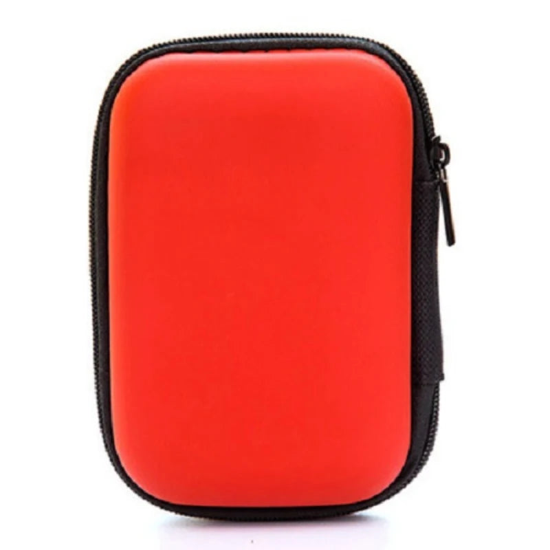 Mini Earphone Storage Boxes Bag Outdoor Travel Key Mobile Phone Data Cable Charger Storage Box Digital Home Small Item Storage