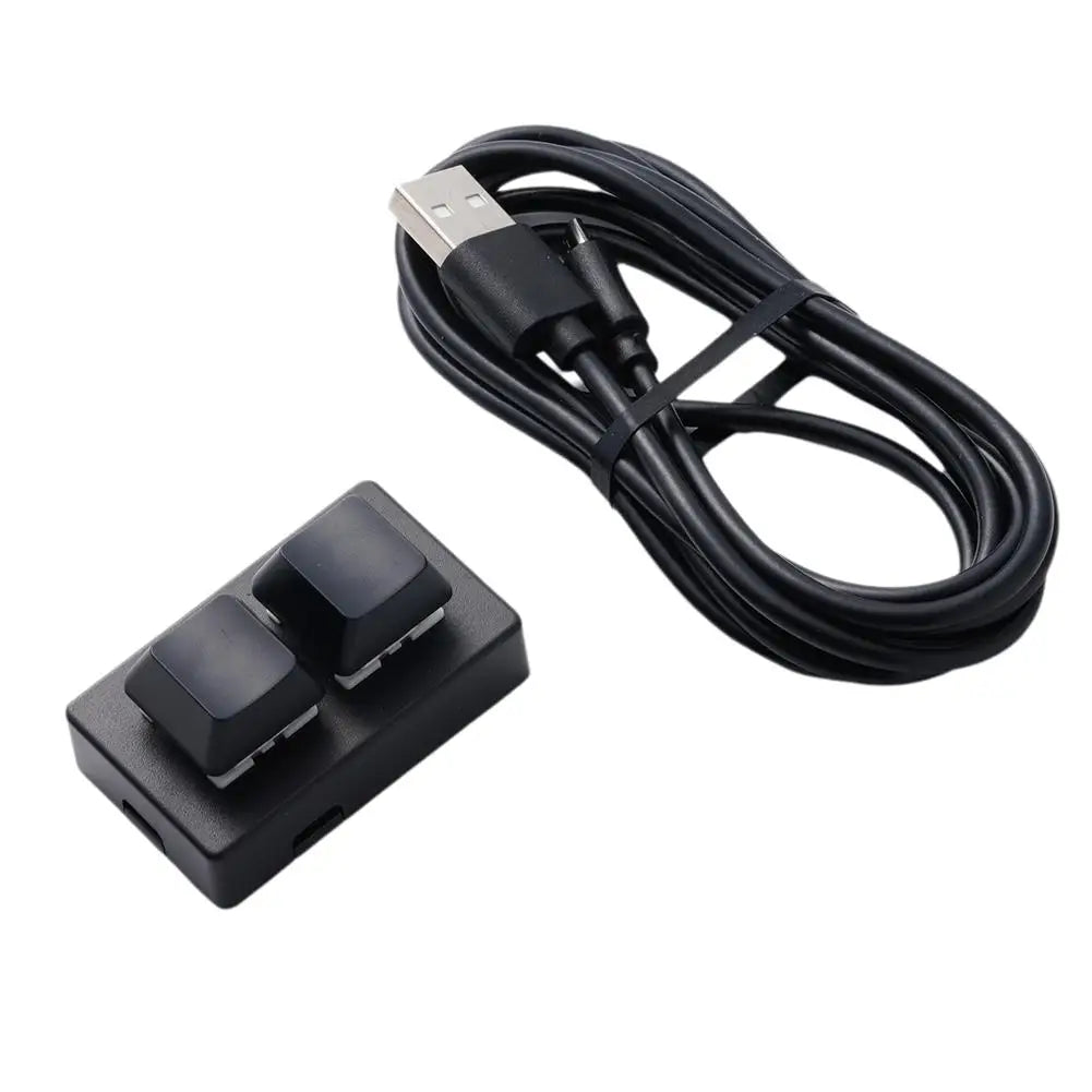 Mini Keyboard 2 Key Gaming Keyboard RGB USB Keypad 2-key Copy And Paste One-key Password Shortcut Combinations Key Multiple Keys