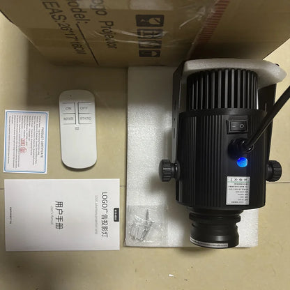 Custom LED Logo GOBO Projector Light  Indoor Outdoor Floor Projector Rotating Logo for Hotel Company Bar Store Business