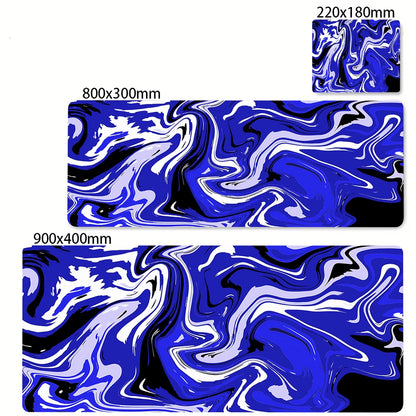 XXL Black and White Strata Liquid 900x400 Mouse Pad Computer Laptop Anime Keyboard Mouse Mat Large Mousepad Keyboards Desk Mat