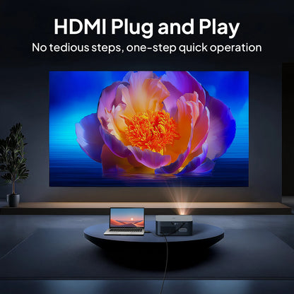 VEVSHAO A24 Projector 4K Full HD 1080P 1700ANSI Smart Home Theater Projector for Office Meeting Video