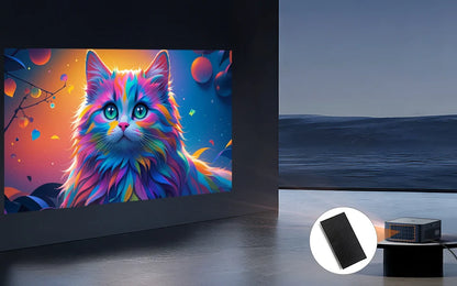 VEVSHAO A24 Projector 4K Full HD 1080P 1700ANSI Smart Home Theater Projector for Office Meeting Video