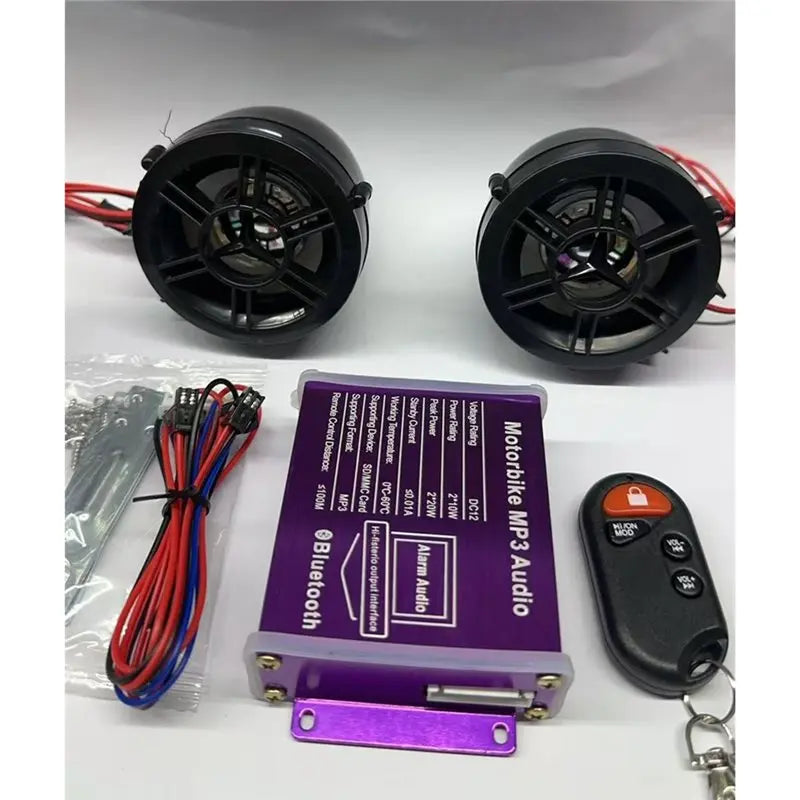 Motorcycle Audio Speaker Motocycle Blutooth Speaker Bike Portable Radios Stereo Wireless Speaker