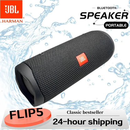 Original JBL FLIP 5 Bluetooth Speaker FLIP6 Portable IPX7 Waterproof Outdoor Stereo Bass Music Track Speaker Independent Tweeter