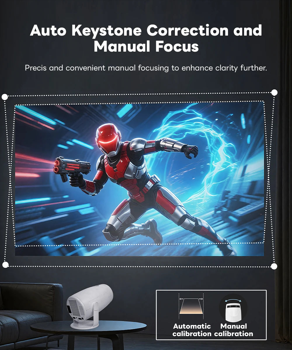 4K Decoding Dual Wi Fi 6 HY900 Projector Newly 290ANSI Allwinner BT5 0 Perfect for Home Cinema Outdoor Entertainment System