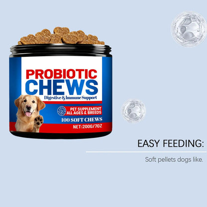 Dog Gut Health Supplement 200g Skin Care Natural Small Dog Itchy Skin Relief Tablets For After Meal Seasonal Changes Food