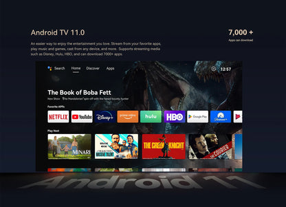 Wanbo Cube 2 Pro 4K Protable Native 1080P Projector 500ANSI Android TV 11.0 ToF Laser Radar Real Time Focus 3 Colors Available