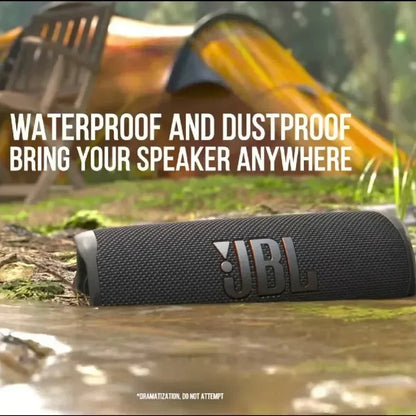 Original JBL Flip 6 Wireless Bluetooth Speaker Portable IPX7 Waterproof Outdoor Stereo Bass Music Track with Independent Tweeter