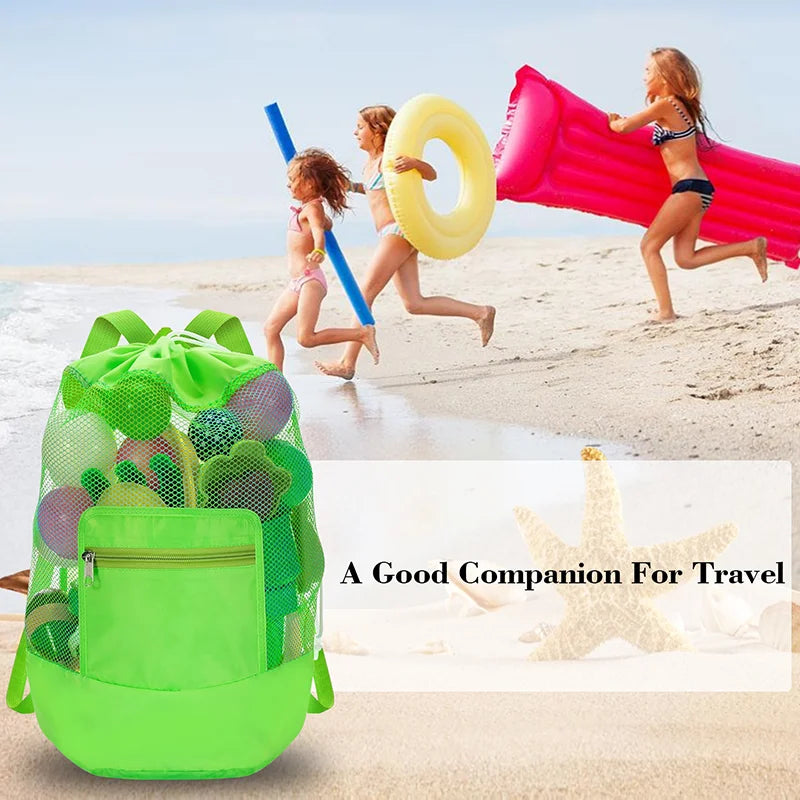 New Outdoor Beach Bag Beach Toy Storage Bag Swimming Clothing and Miscellaneous Storage Bag Shoulder Handheld Storage Bag Touris