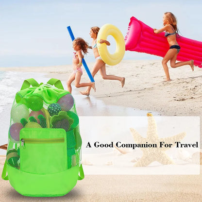 New Outdoor Beach Bag Beach Toy Storage Bag Swimming Clothing and Miscellaneous Storage Bag Shoulder Handheld Storage Bag Touris