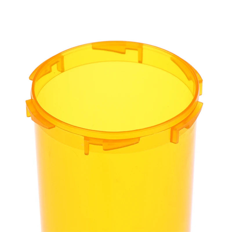 5Pcs Plastic Medicine Pill Bottles With Child Resistant Caps Medicine Containers Travel Pill Vials - 6/8/13/16/20/30/40/60 Dram