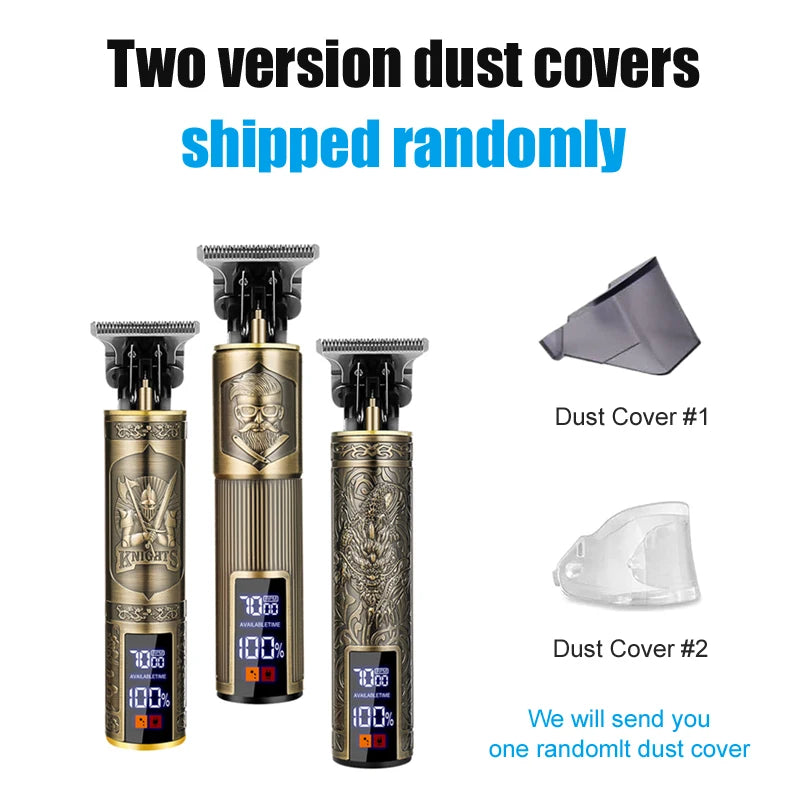 2026 T9 Vintage Hair Clipper Carving For Mens Grooming Essential USB Fast Rechargeable Beard Hair Trimmer Provide Precise Shave