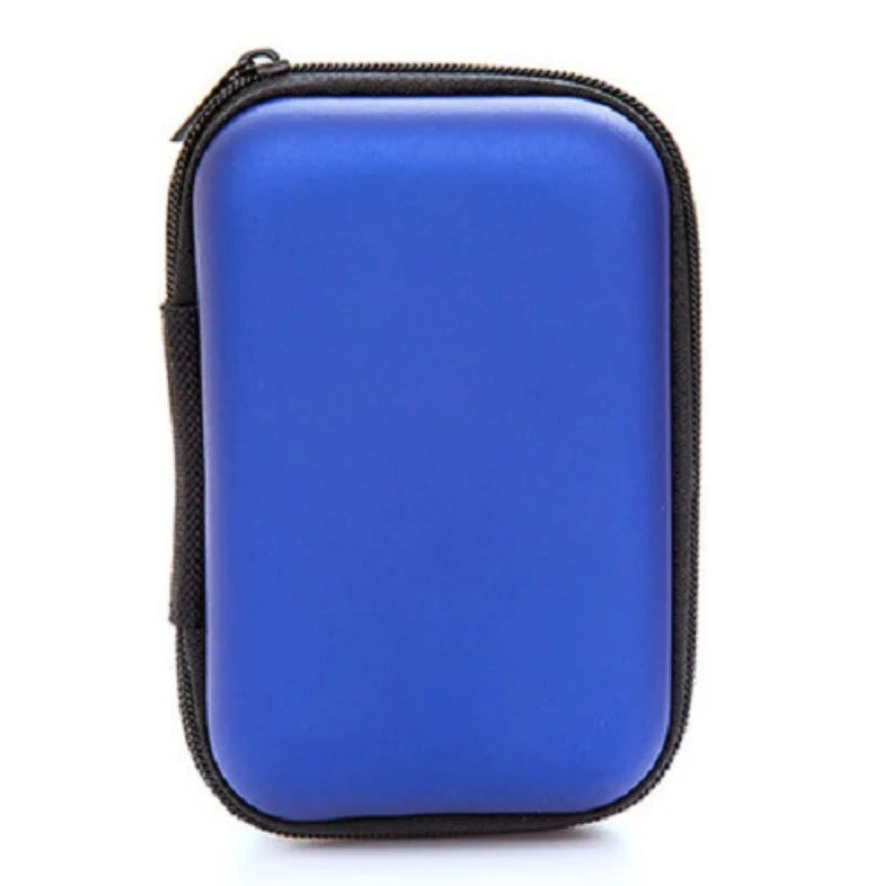 Mini Earphone Storage Boxes Bag Outdoor Travel Key Mobile Phone Data Cable Charger Storage Box Digital Home Small Item Storage