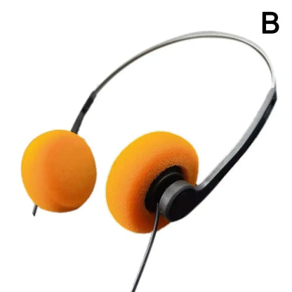 INS Japanese Retro Nostalgic Headsets MP3 Headphones Walkman Wired Earphone Props CD Sports Photo Personality