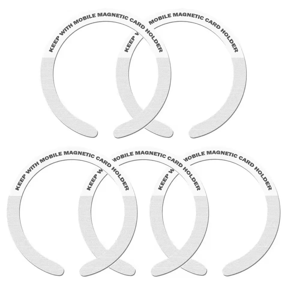 Universal Magnet Sticker Magnetic Adapter Ring Suitable for Magsafe IPhone 17 16 Wireless Charging Phone Round Metal Plate Ring