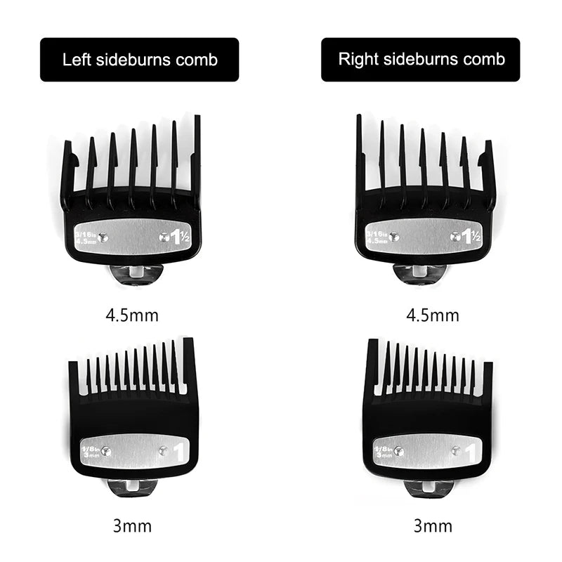 2Pcs Hair Clipper Limit Comb Guide Limit Comb Trimmer Guards Attachment Universal