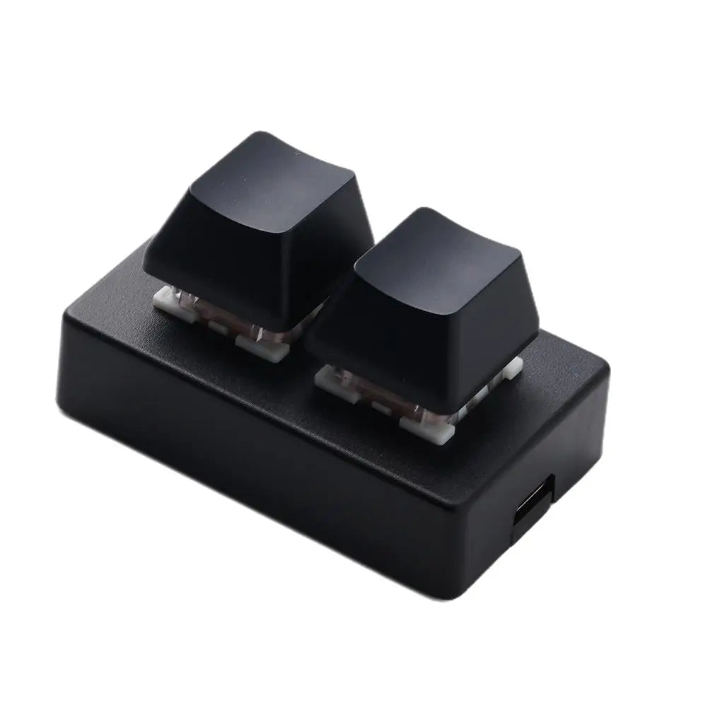 Mini Keyboard 2 Key Gaming Keyboard RGB USB Keypad 2-key Copy And Paste One-key Password Shortcut Combinations Key Multiple Keys
