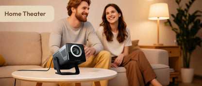 KIXIN 8K Projector 4K Android Built in 5W Speaker 1920x1080p 800ANSI Wifi6 BT5.4 household projetor 4k video Projector Outdoor