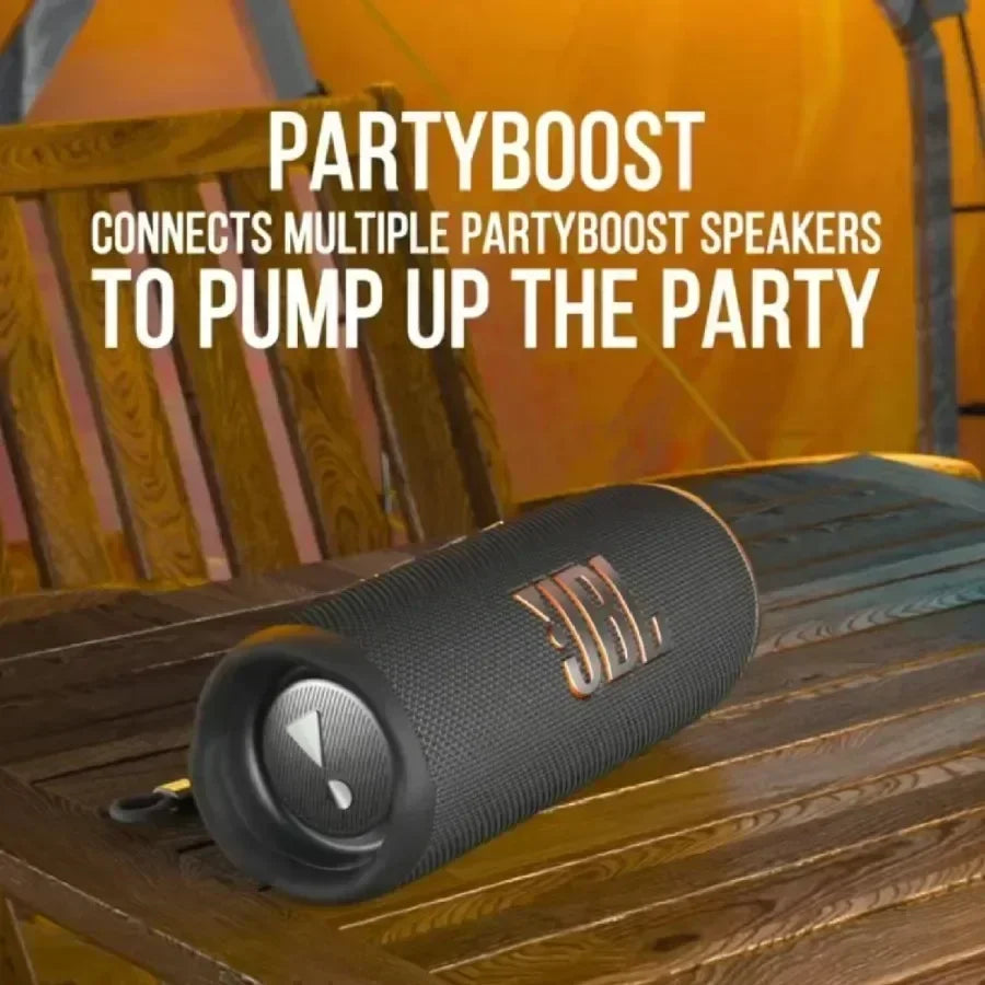 Original JBL Flip 6 Wireless Bluetooth Speaker Portable IPX7 Waterproof Outdoor Stereo Bass Music Track with Independent Tweeter