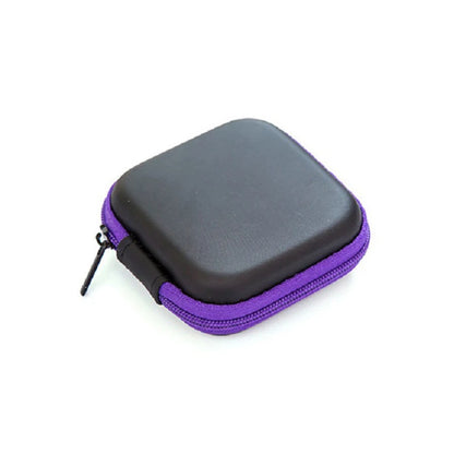 Mini Earphone Storage Boxes Bag Outdoor Travel Key Mobile Phone Data Cable Charger Storage Box Digital Home Small Item Storage