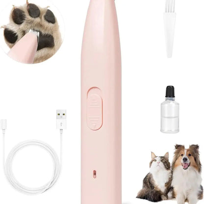 Electric pet long endurance shaver rechargeable low-noise cat and dog universal hair push foot hair repair tool