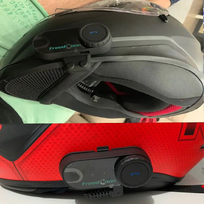 FreedConn TCOM VB Motorcycle Helmet Intercom Bluetooth 5.0 Headset Headphone FM Moto Interphone Helmet Communicator Speaker Gift