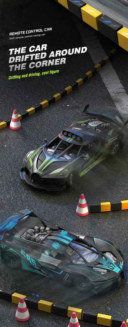 Rc Car 4Ch High-Speed Remote Control Drift Racing Car Electric Sportscar Toy Vehicle Model Toys for Boys Kids Birthday Gift