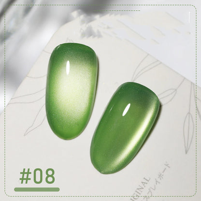 1PC Double Head Nail Cat Eye Magnet Pen Strong Magnetic Bar With Steel Ball For Cateye Gel Polish DIY Glass Bead Effect NailTool