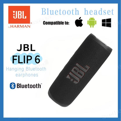 JBL Flip 6 Bluetooth Speaker Wireless Mini Waterproof Ipx7 Portable Deep Bass Stereo Outdoor Music Travel Party Speaker