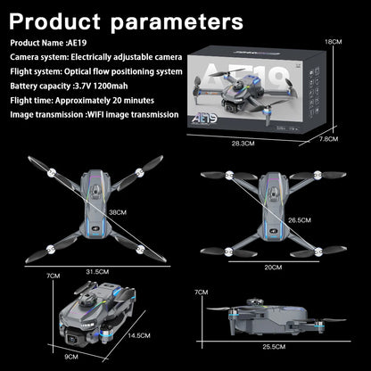 AE19 Remote Control 8K Drone RC Quadcopter Professional Helicopter FPV Dron with 4K Camera bstacle Avoidance Aerial Photography