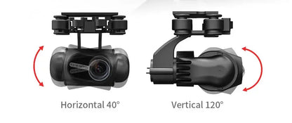 JHD L200 PRO MAX Drone GPS Brushless Motor 4K HD Profesional Quadcopter 2-Axis Gimbal 360° Obstacle Avoidance Drone L200PRO Max