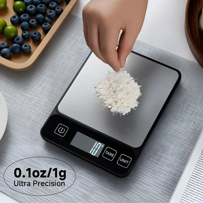 10kg Kitchen Scale LCD Digital Display Electronic Table Scale Baking Gram Weight Scales For Personal Healthy Diet Food Scale