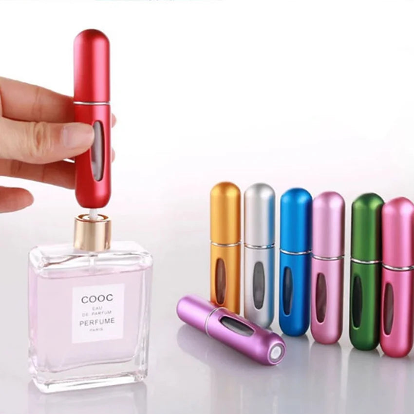 8/5ml Perfume Refill Bottle Portable Mini Refillable Spray Jar Scent Pump Empty Cosmetic Containers Atomizer for Travel Tool Hot