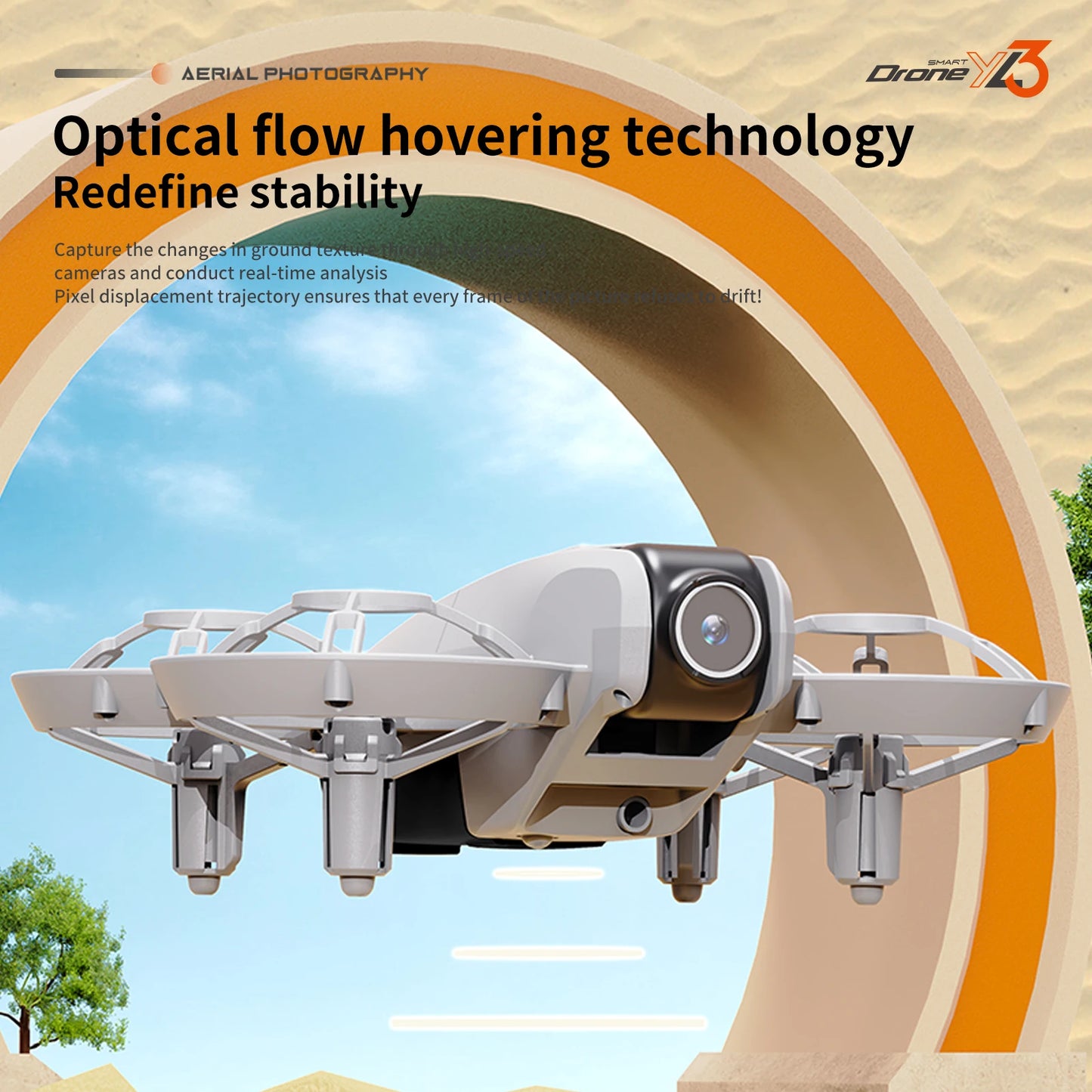 Lenovo YL3 Drone Professional 8K Dual Camera Long Battery Life GPS WIFI Brushless Motors Obstacle Avoidance Foldable Quadcopter