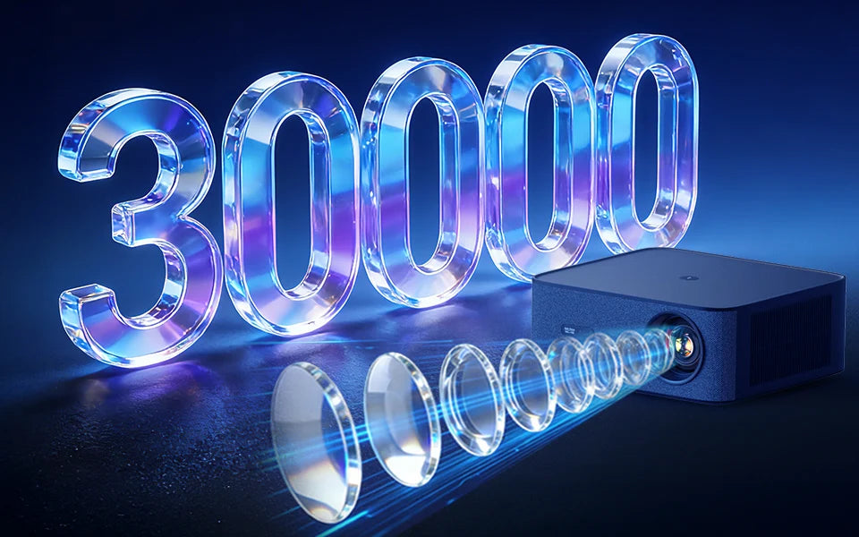 VEVSHAO A24 Projector 4K Full HD 1080P 1700ANSI Smart Home Theater Projector for Office Meeting Video